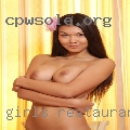 Girls restaurant pussy stills